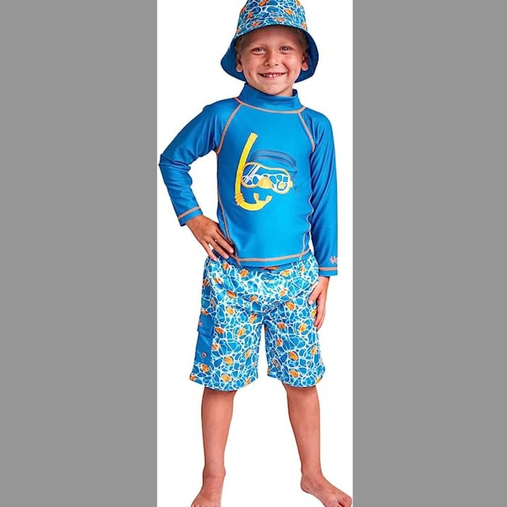 NWT UV Skinz Kids' 3-piece Swim Set -2T